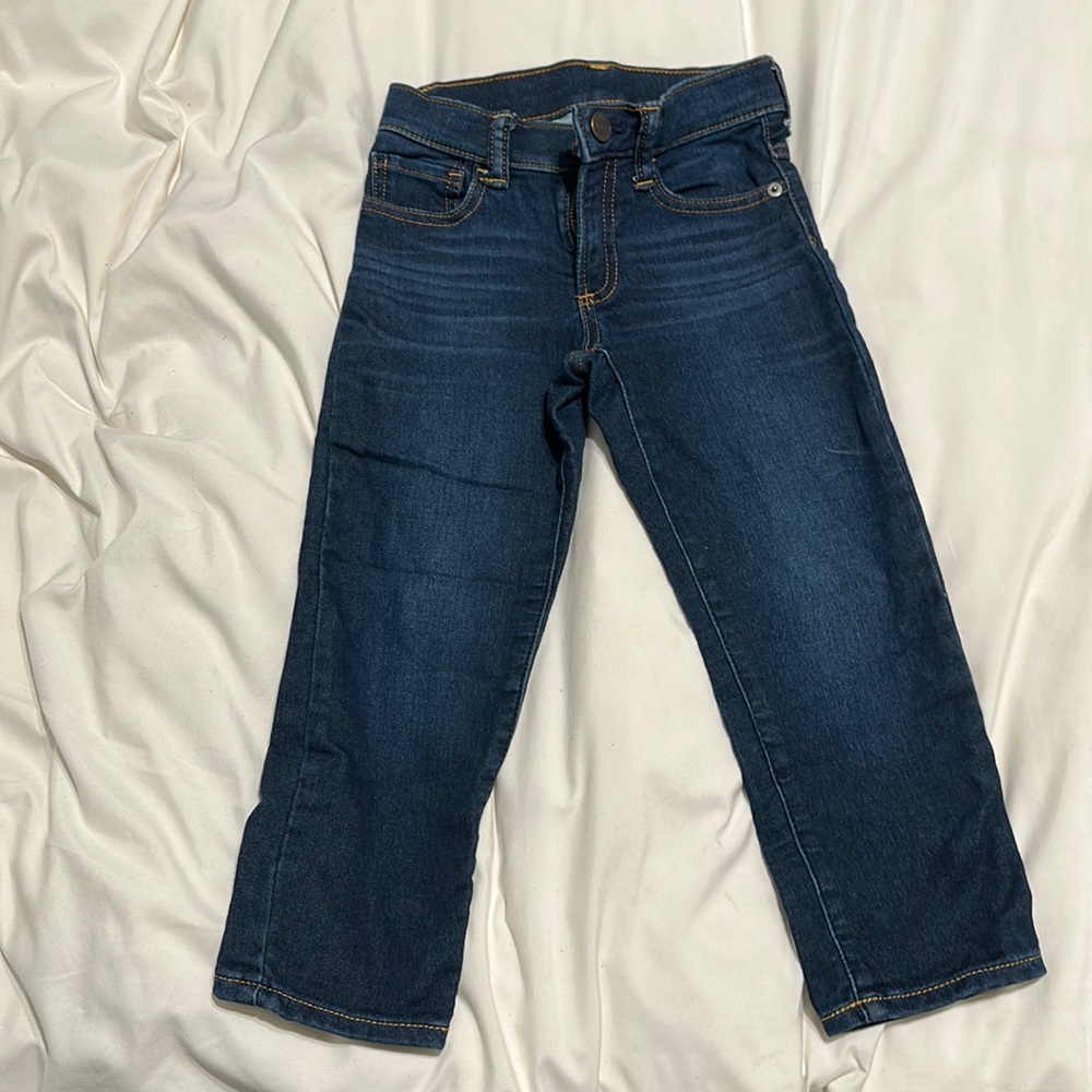 Gap dark denim jeans size 4T slim fit